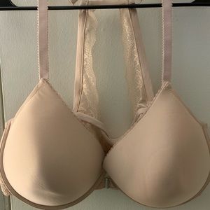 Torrid racerback lace nude bra